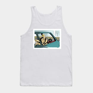 Sometimes he drives. Tank Top